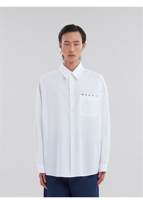 l/s shirt man white MARNI | CUMU0061P2 USCT88LOW01